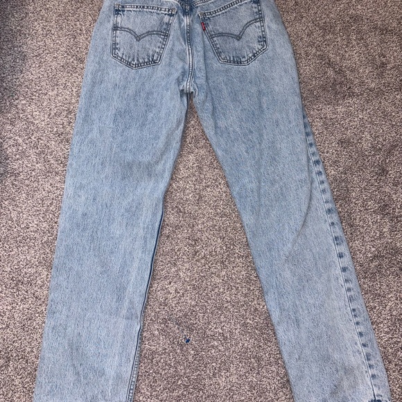 Levi Low Pro Blue Denim Jeans - Picture 5 of 7